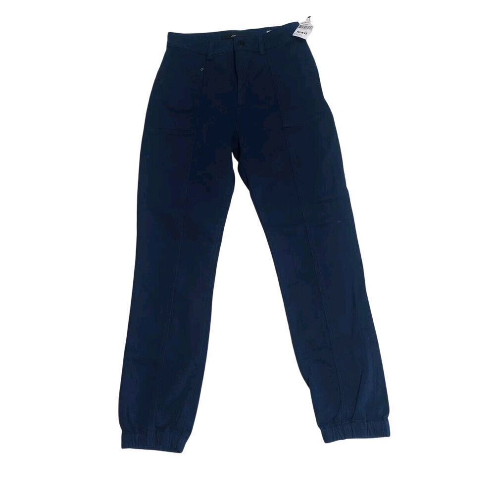 Mavi Mid-Rise Jogger Denim Anna Blue Jean Dark Wash Womens 27‎ Cargo Style New
